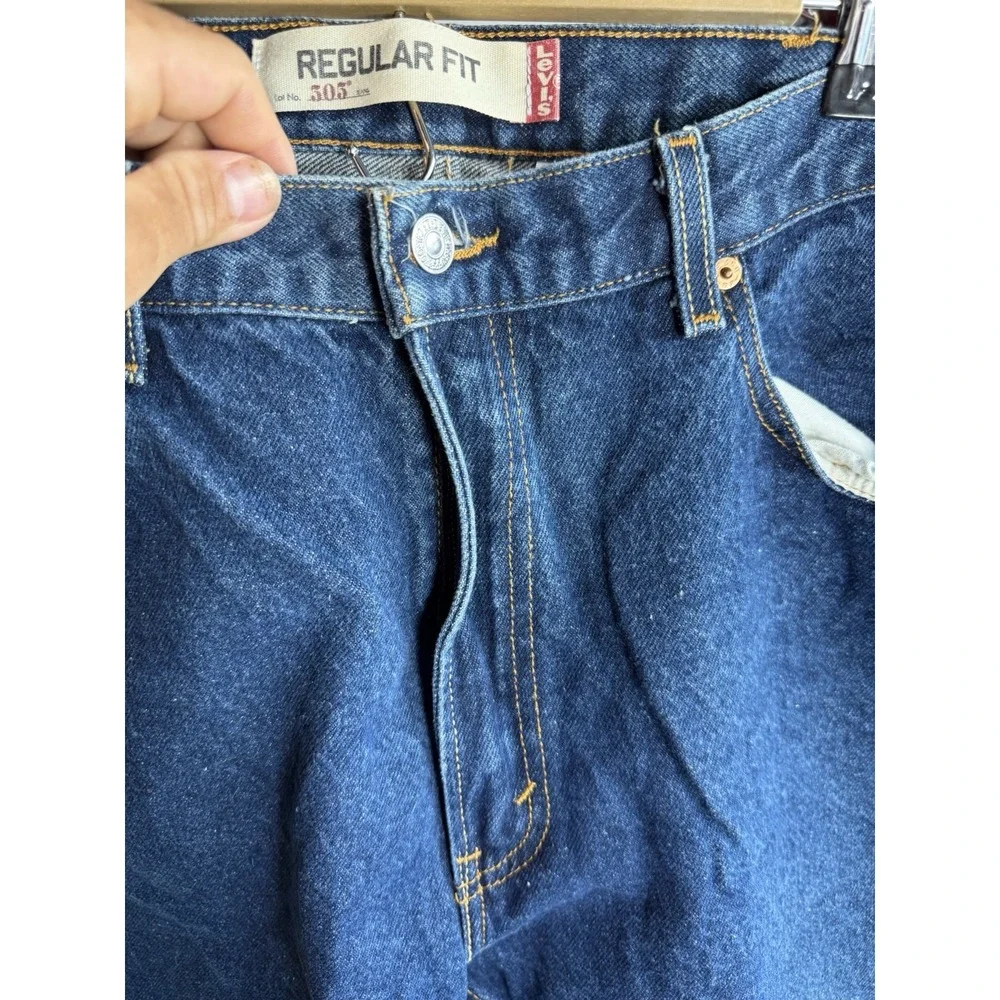 Levi's 505 Men's Size 38x29 Blue Jeans 505 Faded Straight Grunge Denim Tag 38x29